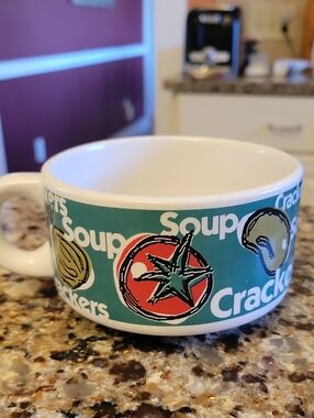 Vintage Houston Harvest Gift Product 12 Oz. Soup Mug EUC